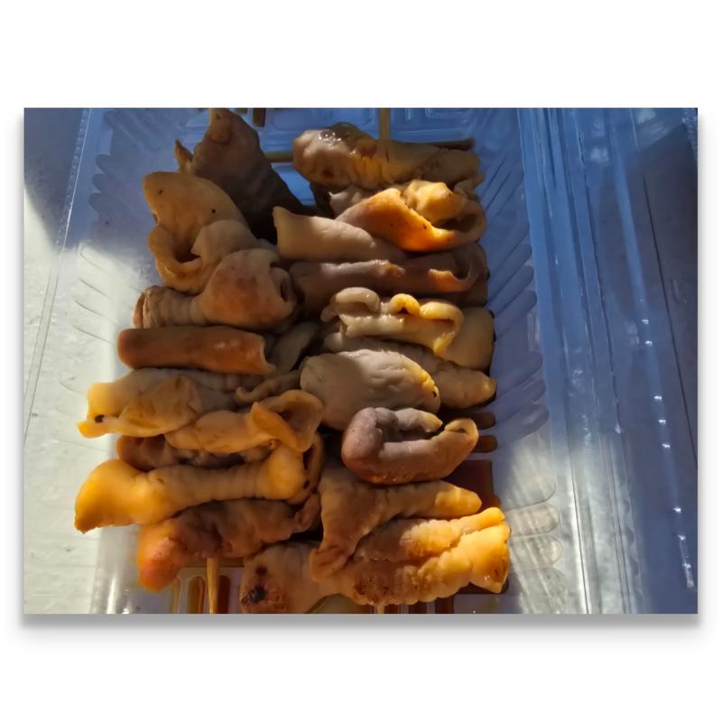 やわらか白もつ串(市川市地方卸売市場管理事務所)