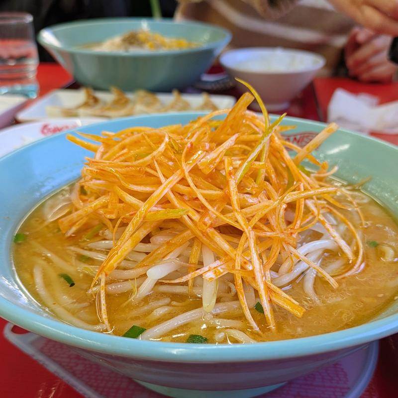 ネギ味噌ラーメン(くるまやラーメン 鹿浜店 )