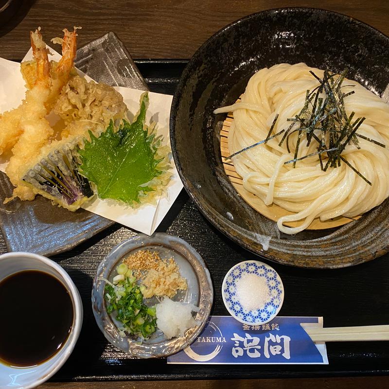 天ざるうどん(釜揚饂飩詫間)
