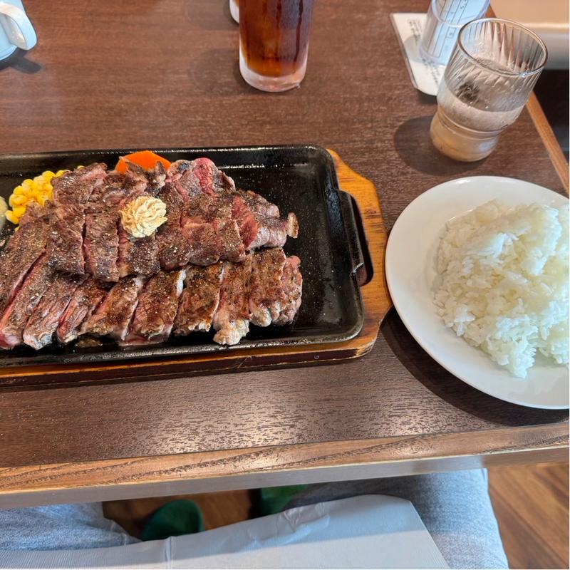 赤身!肩ロースステーキ　ライス(いきなりステーキ 八潮ロード店)