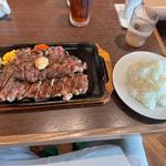 赤身!肩ロースステーキ　ライス(いきなりステーキ 八潮ロード店)