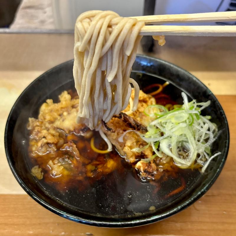 いかげそ天そばダブル(六文そば)