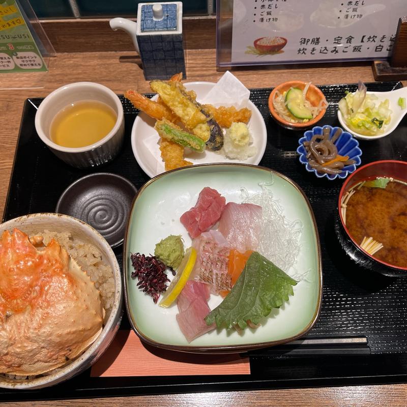 刺身定食(かじゅあるかっぽーTSUKUSI)