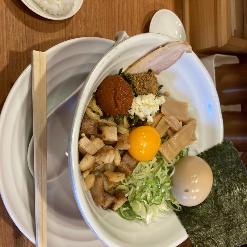 まぜそば贅沢のせ(ふくろう 豊橋三本木店)