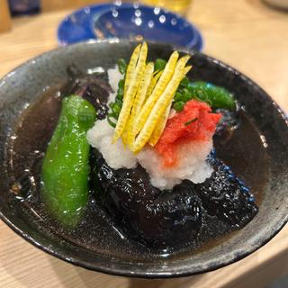 茄子の煮浸し(季節料理 よし)