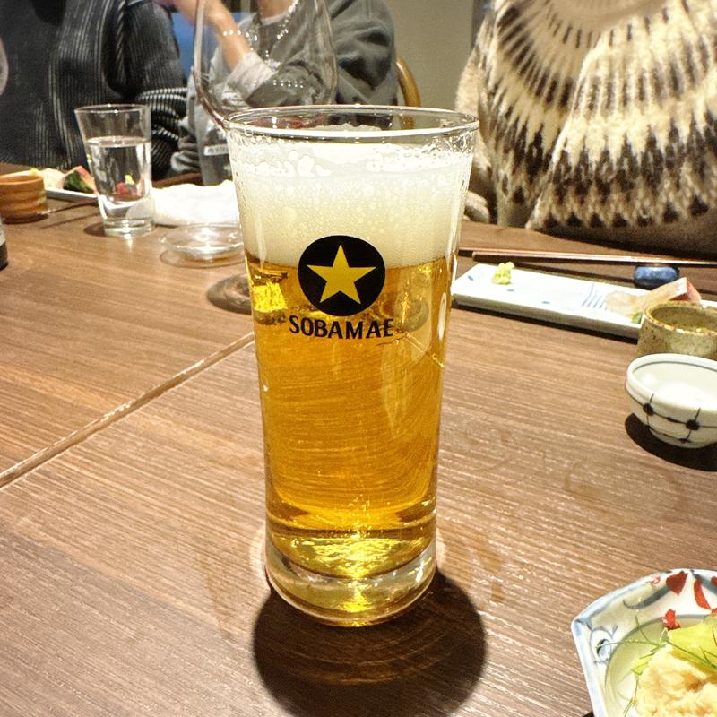 生ビール（黒ラベル）(蕎麦前ごとう)