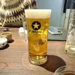 生ビール（黒ラベル）(蕎麦前ごとう)