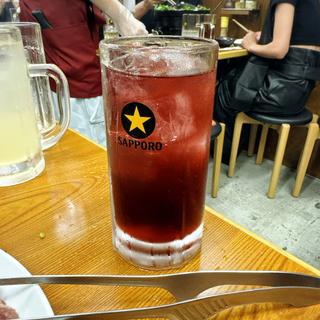 ハスカップサワー(ジンギスカン羊はち 三軒茶屋店)