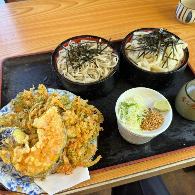 合いもり＋かき揚げ2枚(富士見屋)