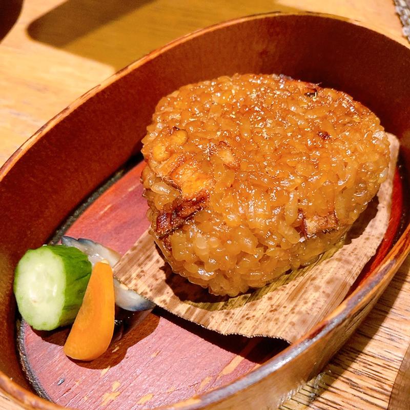 焼きおむすび穴子(和食酒家 あんべぇ)
