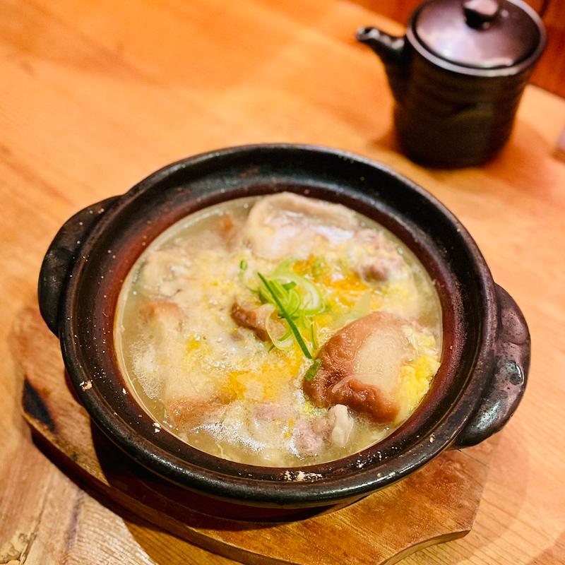 合鴨と仙台麩の卵とじ(日本酒庵　吟の杜 （ギンノモリ）)