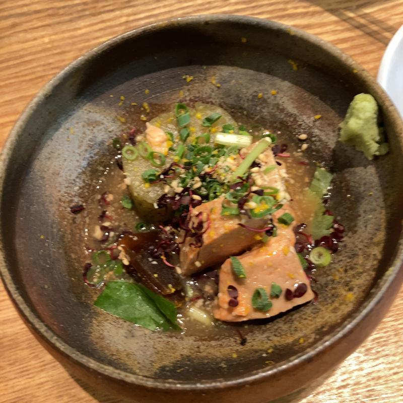 あん肝の醤油漬け(那覇ちょーちょ)