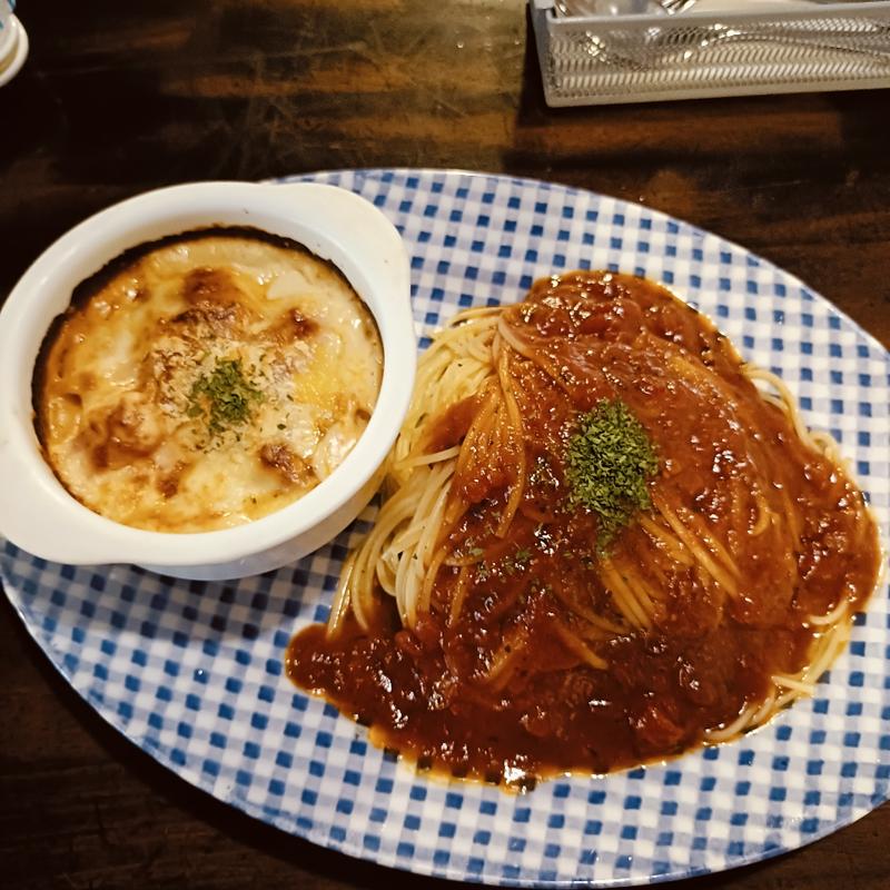 グラタン＆パスタ（アラビアータ）(いつもの場所 大野目店 )