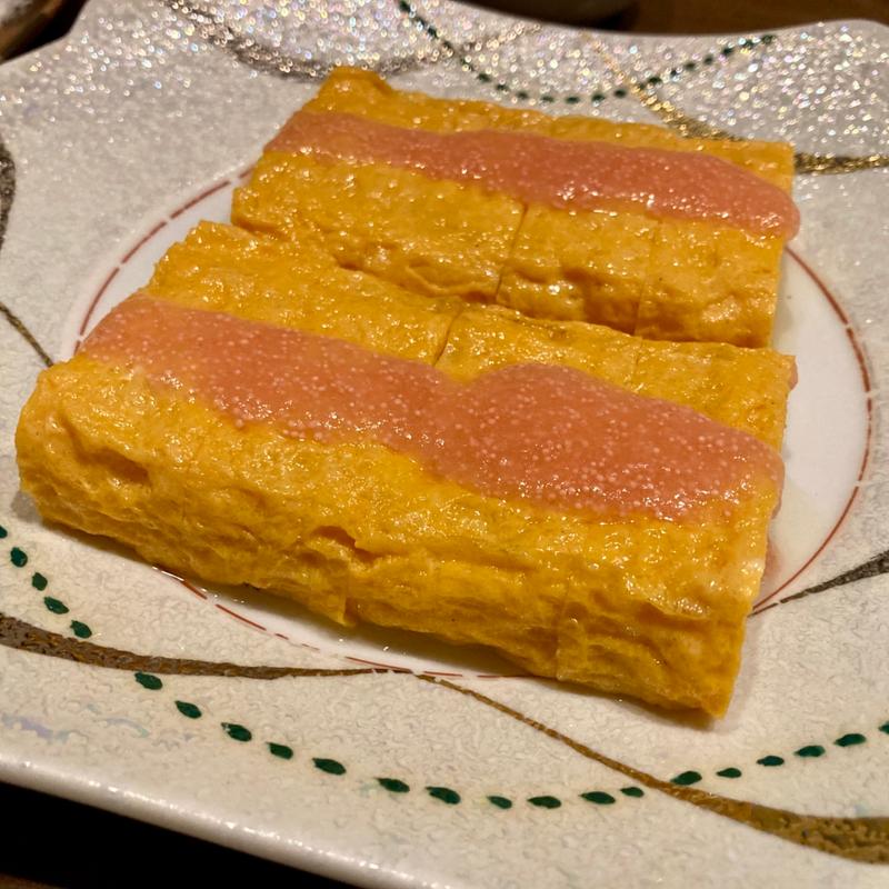 出汁巻き玉子 明太子ソース(旬味酒彩 れん)