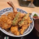 海老野菜天丼(天仙)