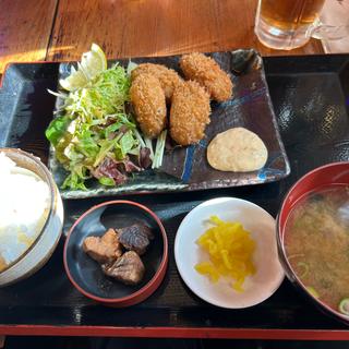 カキフライ定食(鳥○ 本店)