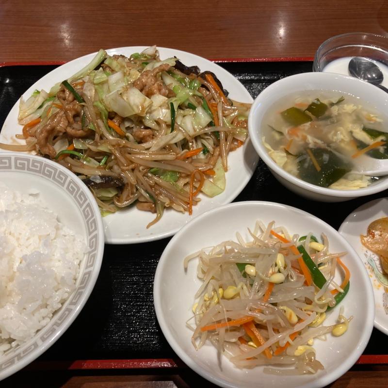 五目肉野菜炒めランチ(中華の居酒屋 味之家)