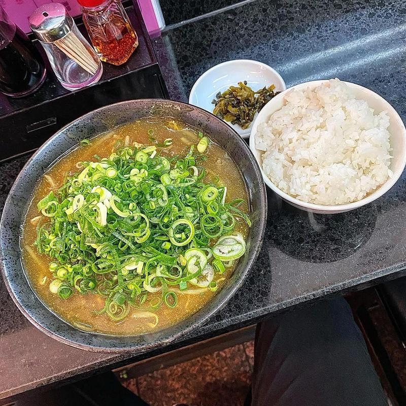 カレーラーメン ライス中(馴染味)