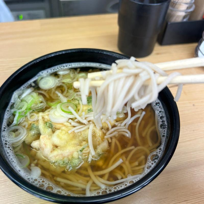 津軽そば　かき揚げトッピング(立ち食いそば処 津軽)