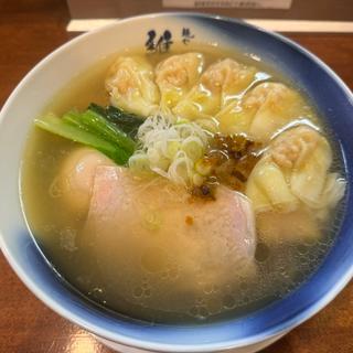 塩ワンタン麺：煮卵(麺や 維新)