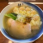 塩ワンタン麺：煮卵(麺や 維新)