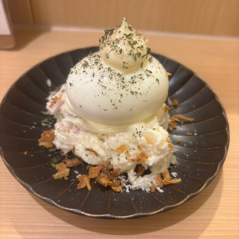 半熟玉子のポテトサラダ(串かつ でんがな 荻窪店 )
