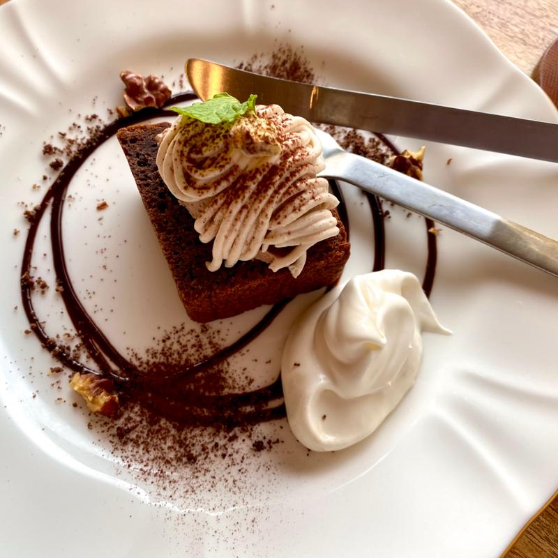 栗とチョコレートの米粉ブラウニー(時分時)