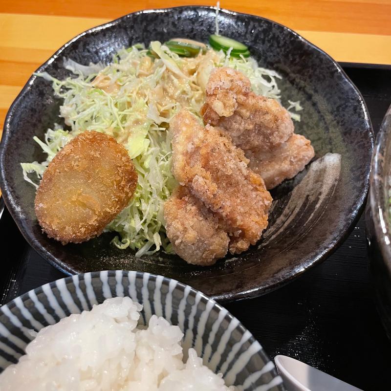 ラーメン定食(ぶしけん食堂)