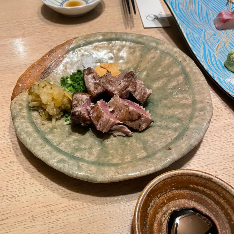 マグロ藁焼き(和食ト酒 炉ばた あお季)