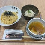 淡麗塩つけ麺と鯛めし(鯛塩そば灯花 イオンモール岡崎店)