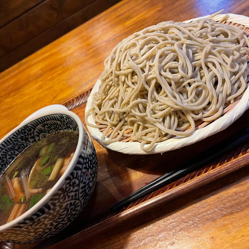 鴨汁せいろ　大盛り(蕎麦処 やぶ忠)