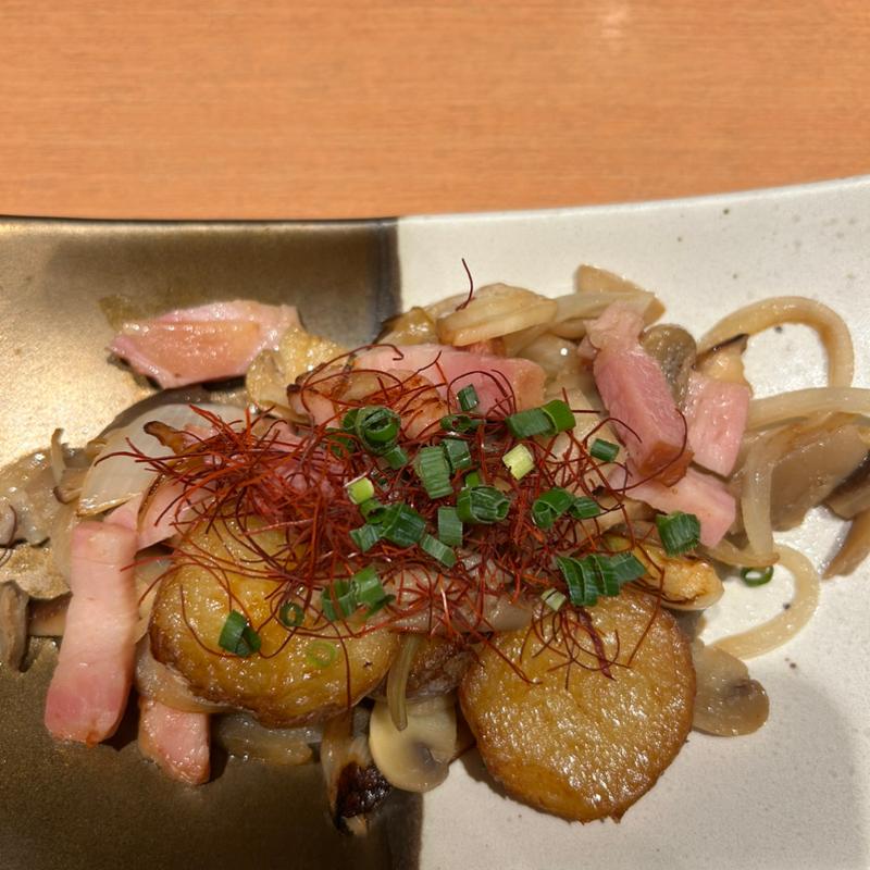 ベーコンときのこのバター醤油炒め(ヱビスバー 札幌アピア店 (YEBISU BAR Sapporo Apia))