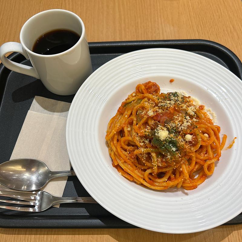 王道ナポリタンセット(カフェ・ベローチェ 川口店)