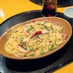 タコのペペロンチーノ(洋麺屋五右衛門 錦糸町テルミナ店)