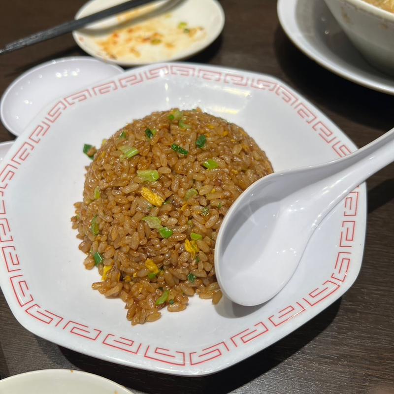 こってりラーメンのがっつりB定食(来来亭 東川口店)