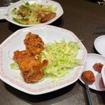こってりラーメンのがっつりB定食(来来亭 東川口店)
