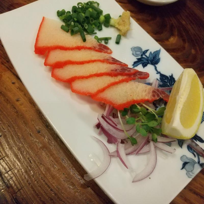 クジラのベーコン(お食事処 こづち )