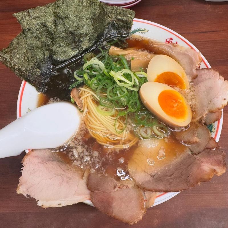 特製醬油　全部のせラーメン(京都北白川ラーメン魁力屋 南行徳店)