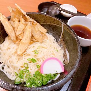 国産ごぼう天ぶっかけうどん(つるのおんがえし )