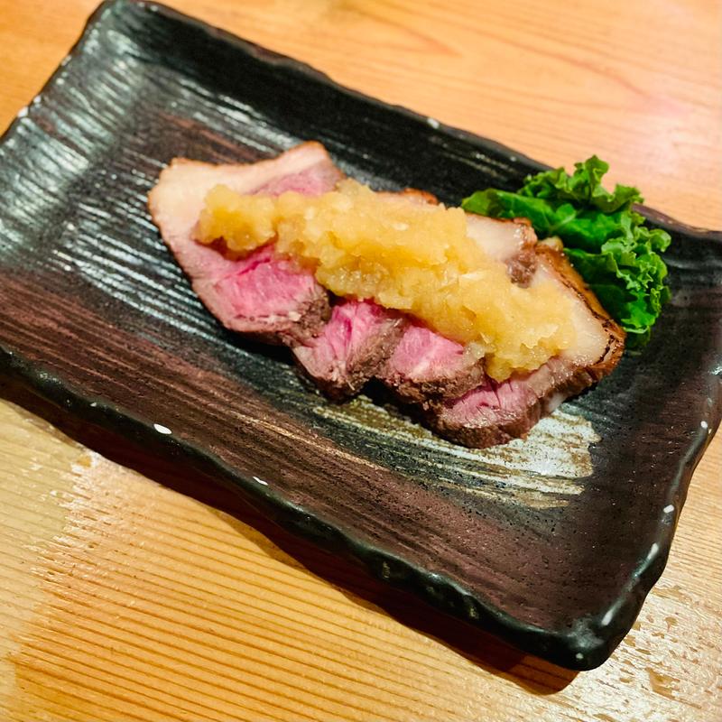 ラム肉のたたき(日本酒庵　吟の杜 （ギンノモリ）)