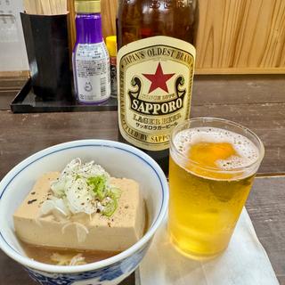 煮豆腐＋ビール(DAI)
