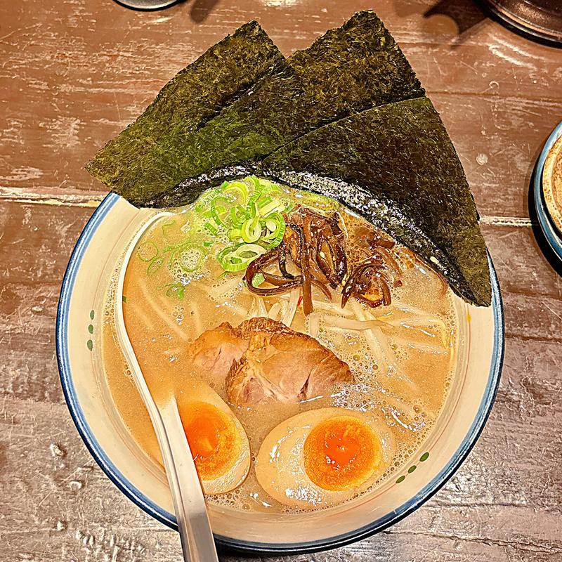 のりと半熟玉子(麺の坊　砦)