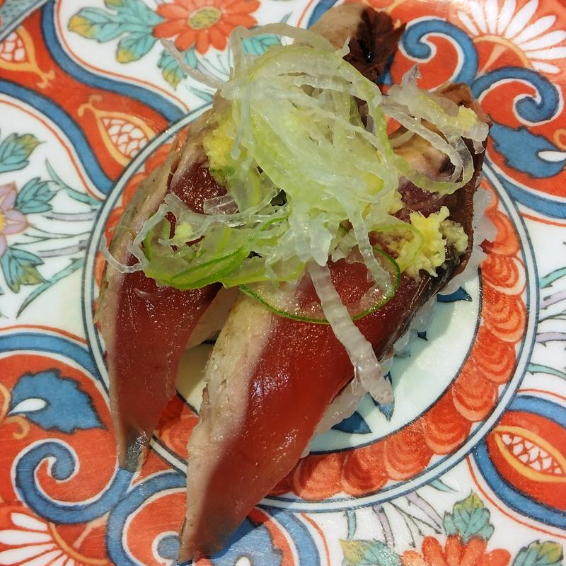 カツオたたき(元祖寿司 川崎銀柳街店)