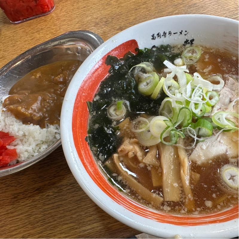 ラーメン 半カレーセット(高円寺ラーメン タロー軒)