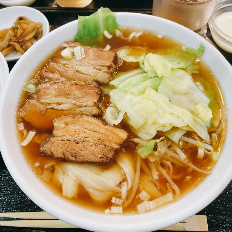 自家製とろとろ叉焼刀削麺(芊品香)