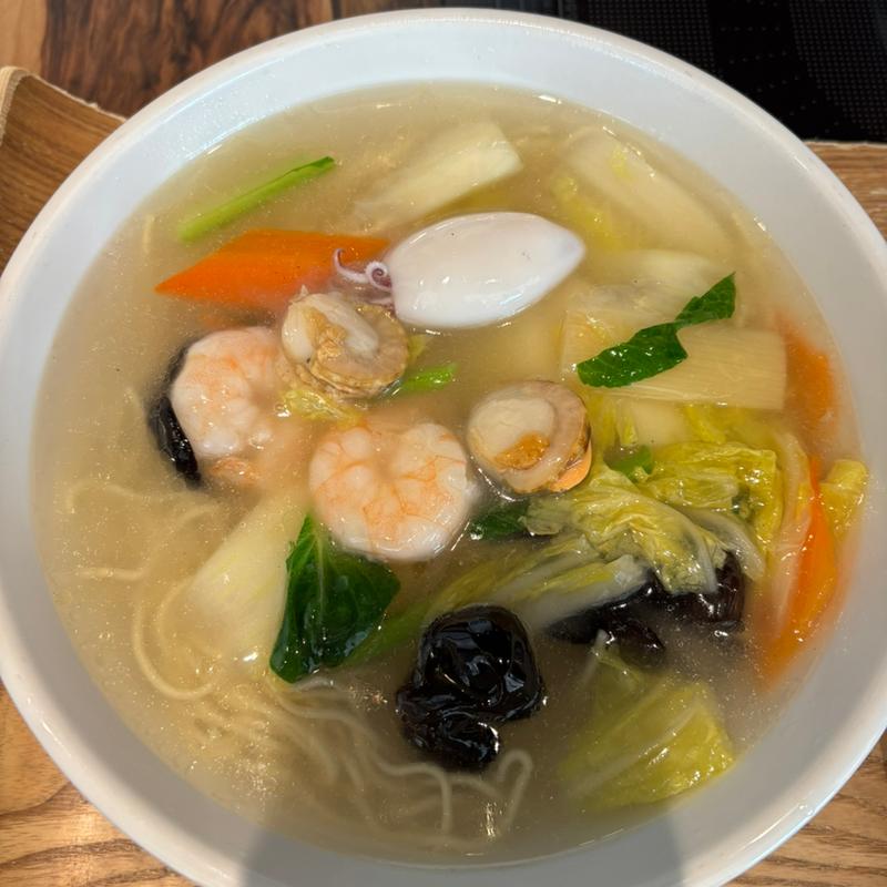 海鮮あんかけつゆそば(中国火鍋専門店 小肥羊 豊洲店)