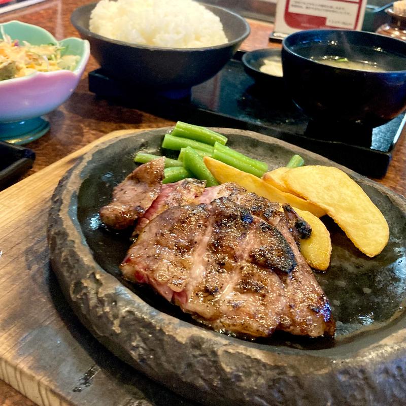 限定10食 ハラミステーキ定食(肉料理 さかもと 藤井寺店)