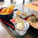 半天丼 そばセット