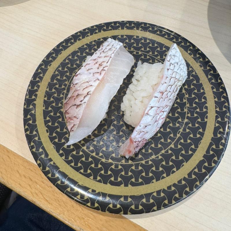 活〆まだい(はま寿司 京成船橋駅前店)