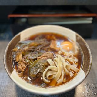 すきやき玉子きしめん(住よし JR名古屋駅 新幹線上り)